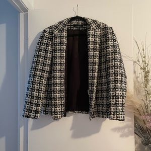 ❌SOLD❌ 🤍JONES NEW YORK🤍 TWEED TWILL JACKET BLAZER COAT
